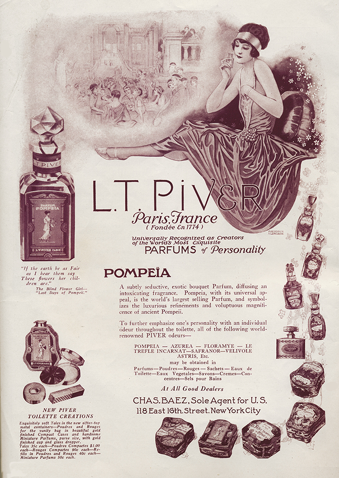 Pompeia vintage makeup advertisement 1923 1920s