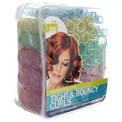 Wire mesh rollers with internal brush insert, shown in a variety of sizes