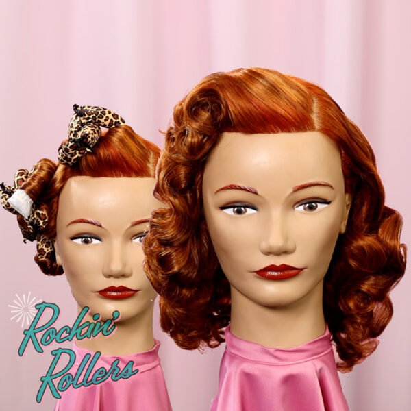 Rockin' Rollers Soft Leopard Print Hair Roller and Hairstyle Filler - Image 3