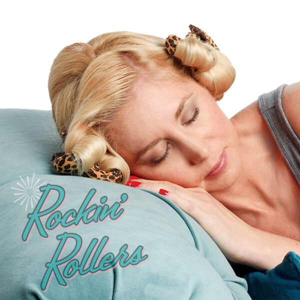 Rockin' Rollers Soft Leopard Print Hair Roller and Hairstyle Filler - Image 5