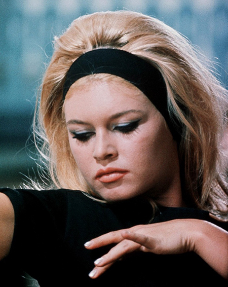 Brigitte Bardot Headband Hairstyle