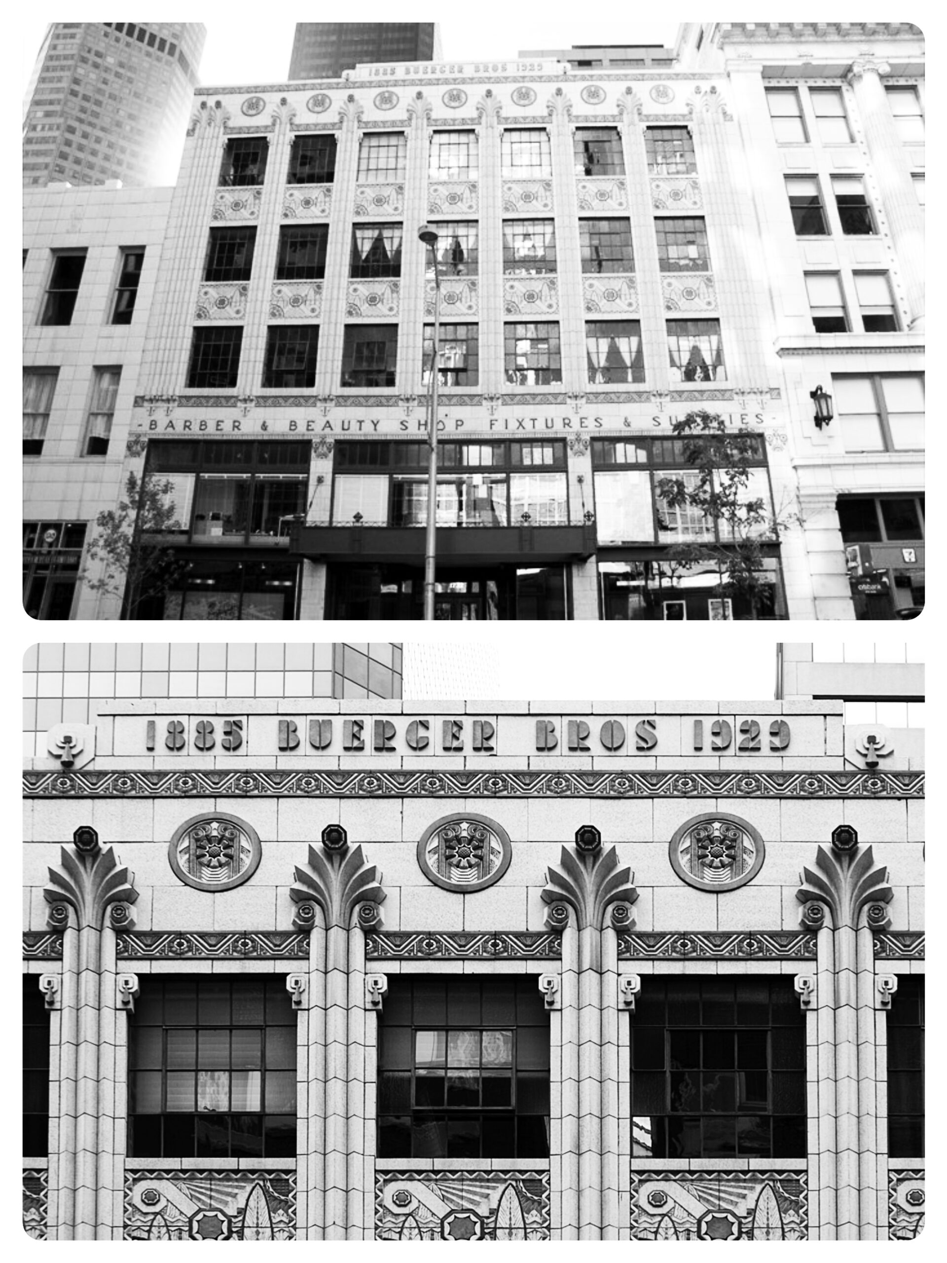 Buerger Brothers Barber and Beauty Supply VintageBuilding_Collage