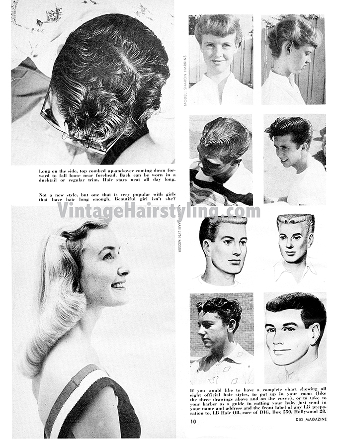 Classic Hairstyles for Men in the 1930s to 1960s - Slicked Back Hair