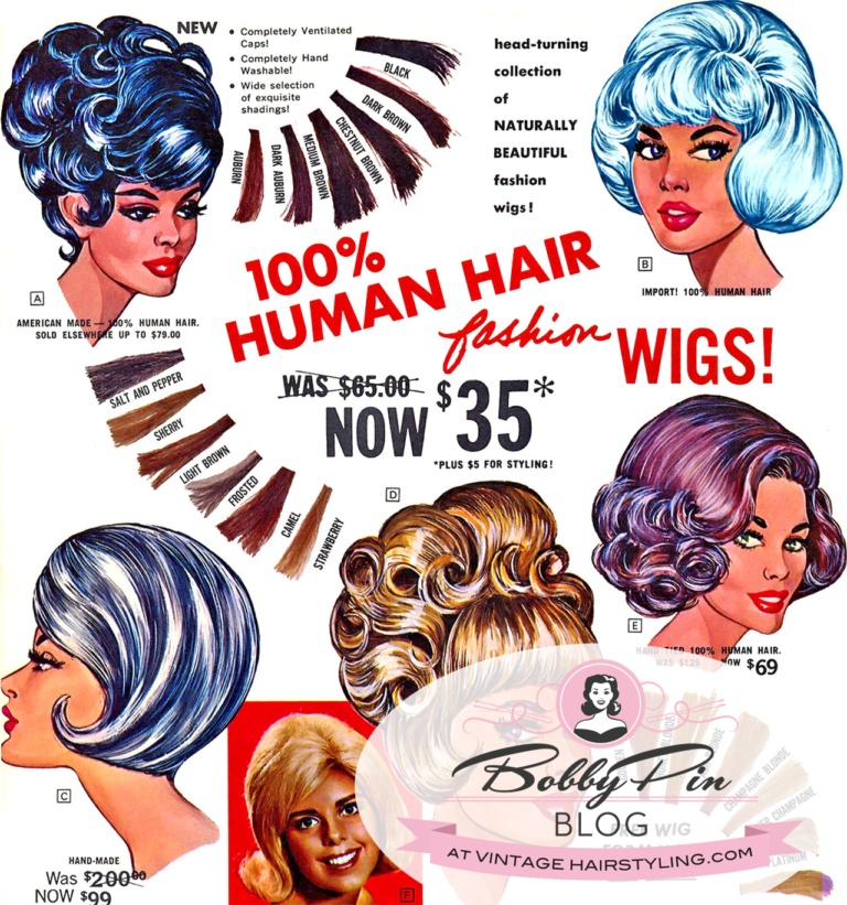 Frederick of Hollywood color wigs advertisement