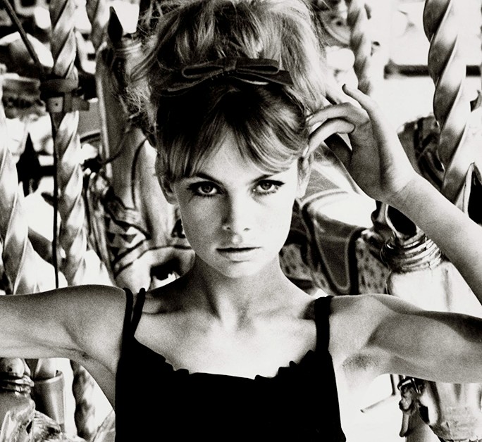 Jean Shrimpton  in the early 1960s