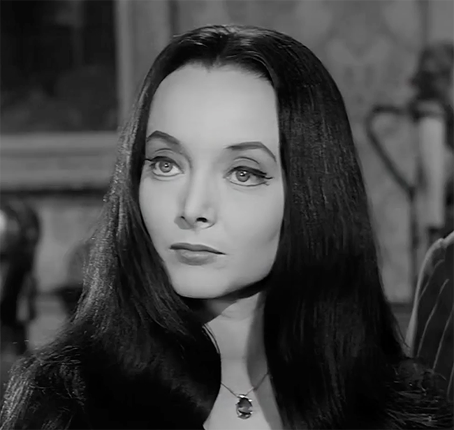 Beauty Routine of Midcentury Morticia Addams - Vintage Hairstyling