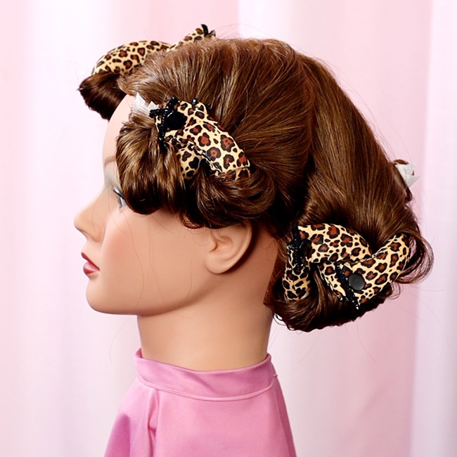 Rockin' Rollers in use when you use fewer rollers in hair