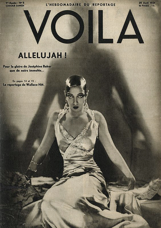josephine baker voila magazine 1920s