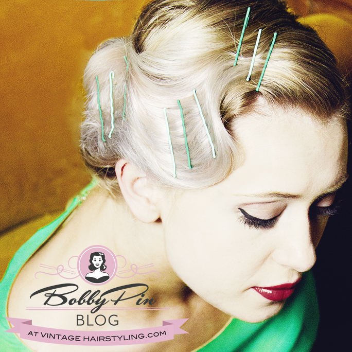 tintomatic_green_bobby_pins_blonde_fingerwaves_vintage_hair