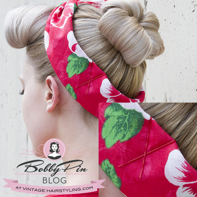 tintomatic_red_bobby_pins_blonde_rockabilly_vintage_hair_bandana_hairstyle_rosie_riveter